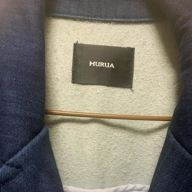 MURUA(ムルーア)の✴︎美品✴︎MURUA デニムロングジャケット レディースのジャケット/アウター(Gジャン/デニムジャケット)の商品写真