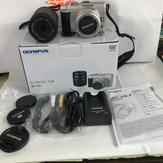 オリンパス(OLYMPUS)の中古美品OLYMPUS E-PL1 レンズキット CHAMPAGNE GOLD(ミラーレス一眼)