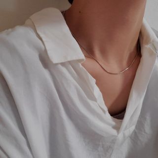 トゥデイフル(TODAYFUL)のItaly製s925 純銀ｽｷﾆｰnecklace(ネックレス)