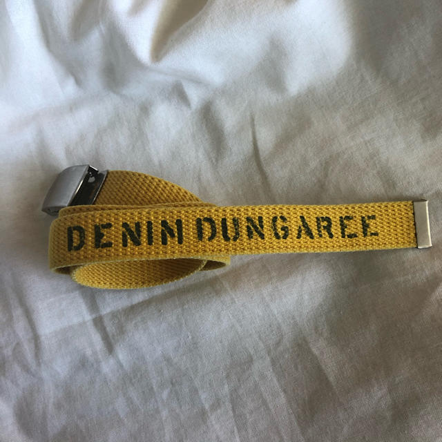 DENIM DUNGAREE(デニムダンガリー)のデニムダンガリー ベルト yellow キッズ/ベビー/マタニティのこども用ファッション小物(ベルト)の商品写真