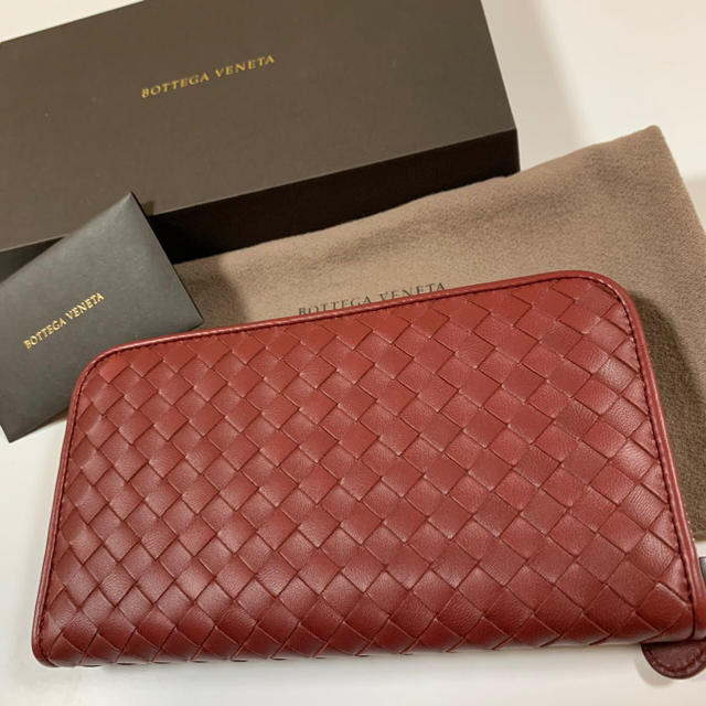 セットアップ Bottega Veneta - ボッテガヴェネタ 長財布 ボルドー 未