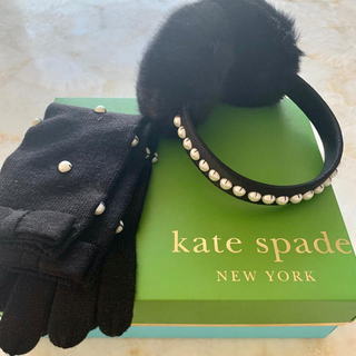 ケイトスペードニューヨーク(kate spade new york)のケイトスペード　グローブandイヤーマフ(手袋)