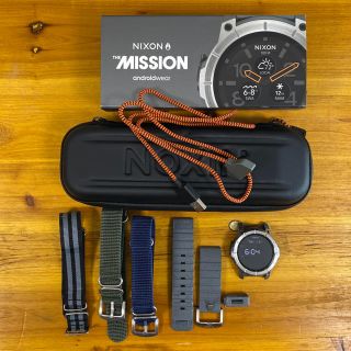 ニクソン(NIXON)の【送料込み】NIXON THE MISSION スマートウォッチ オマケ付き(腕時計(デジタル))