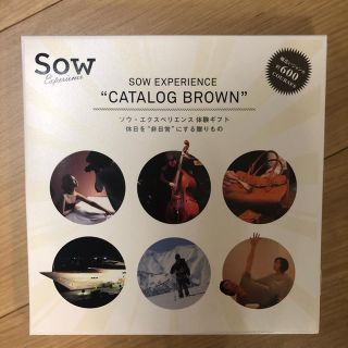 SOW EXPERIENCE ソウ・エクスペリエンス 体験カタログ BROWN(その他)