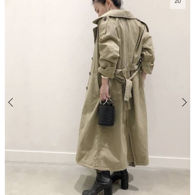 DEUXIEME CLASSE(ドゥーズィエムクラス)のAP STUDIO Chino Cloth Trench Coat レディースのジャケット/アウター(トレンチコート)の商品写真