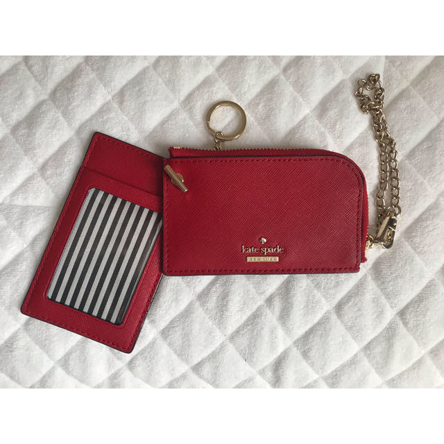 kate spade new york(ケイトスペードニューヨーク)の【美品】kate spade ケイト・スペイド ICカード/パスケース レディースのファッション小物(パスケース/IDカードホルダー)の商品写真