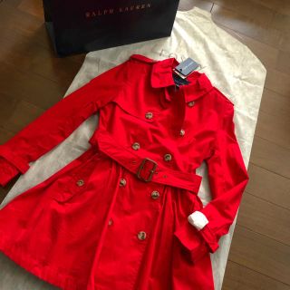 ラルフローレン(Ralph Lauren)の新品未使用タグ付き＊ラルフローレンガールズ＊トレンチコート＊サイズ12(145)(コート)