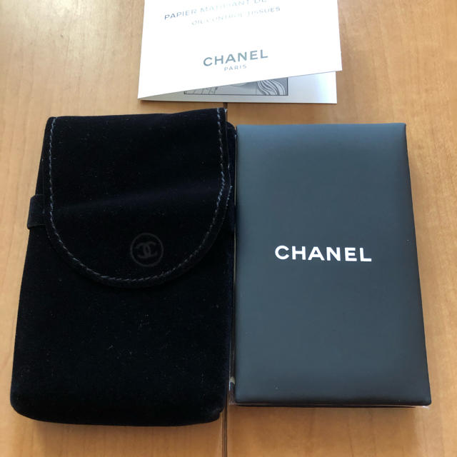 CHANEL(シャネル)のシャネル CHANEL あぶらとり紙 ミラー付き レディースのファッション小物(ミラー)の商品写真