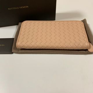 ボッテガヴェネタ(Bottega Veneta)のボッテガヴェネタ　長財布　ベージュピンク　未使用品(長財布)