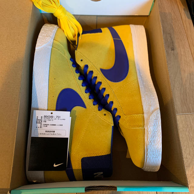 Nike SB BLAZER ZOOM MID 28cm supreme