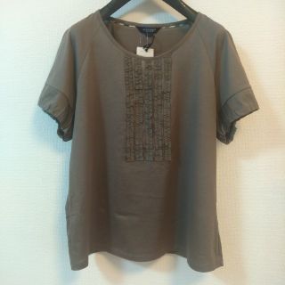 バーバリー(BURBERRY)の【かほ様専用】バーバリー カットソー ブラウン Lサイズ 春夏 レディース(Tシャツ(半袖/袖なし))