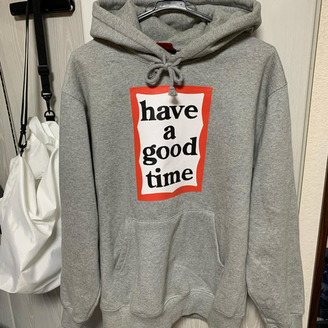 【L】have a good time logo hoodie