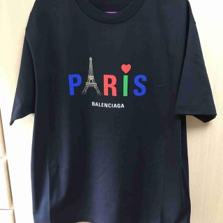 20ss BALENCIAGA シンボリックロゴシャツ ネイビー バレンシアガ