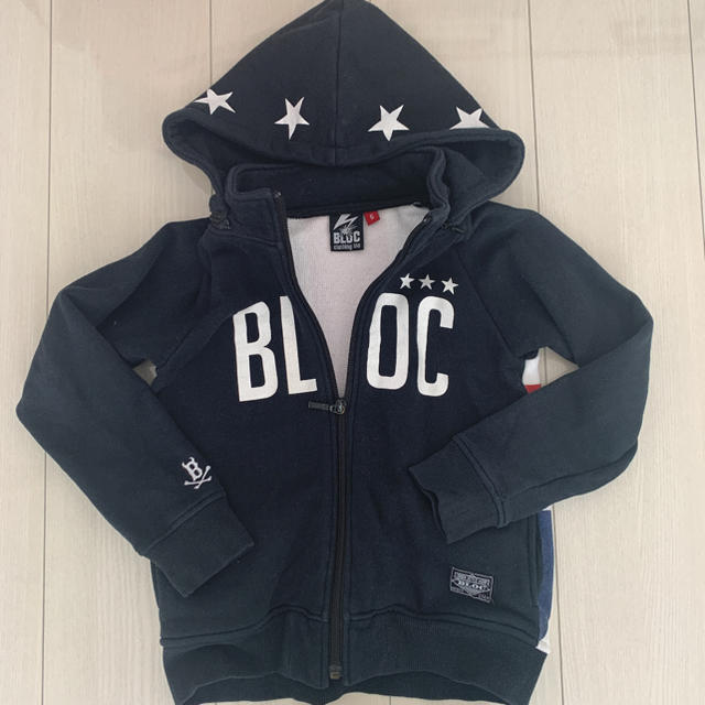 BLOC(ブロック)のBLOC パーカー 120 キッズ/ベビー/マタニティのキッズ服男の子用(90cm~)(ジャケット/上着)の商品写真