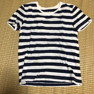 ムジルシリョウヒン(MUJI (無印良品))のボーダーTシャツ(Tシャツ(半袖/袖なし))