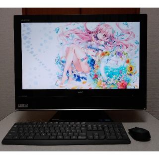 エヌイーシー(NEC)のVW770E Win10 i7 SSD250GB 23型IPS液晶 整備済(デスクトップ型PC)