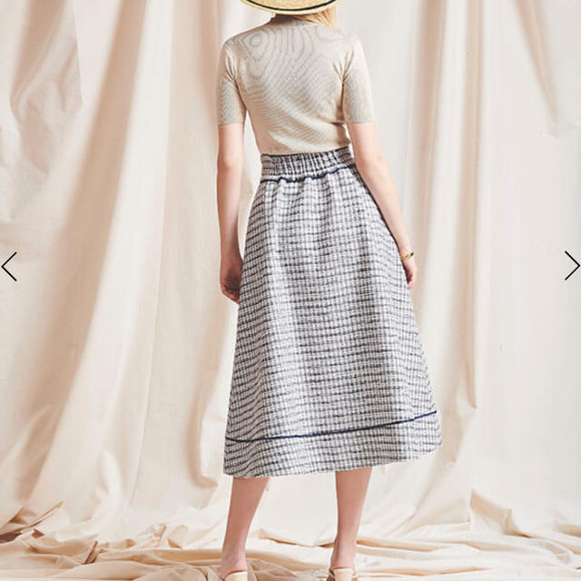 eimy istoire(エイミーイストワール)のツイードフレアスカート レディースのスカート(ロングスカート)の商品写真