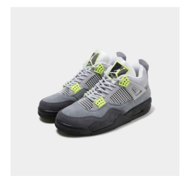 air jordan 4 retro LE neon ネオン