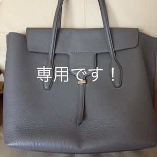 トッズ(TOD'S)のトッズ ジョイトートバッグ 美品 グレー(トートバッグ)