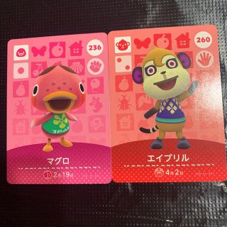 ニンテンドウ(任天堂)のどうぶつの森amiiboカード 第3弾 エイプリル マグロ(その他)