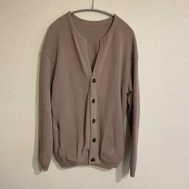 CREPUSCULE moss stitch cardigan メンズのトップス(カーディガン)の商品写真