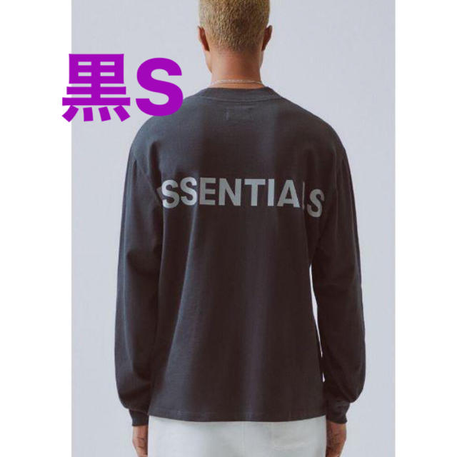 黒S FOG ESSENTIALS Long Sleeve ロンT