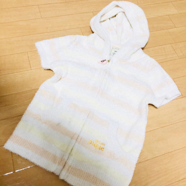 gelato pique(ジェラートピケ)のジェラートピケ　半袖パーカー　xs キッズ/ベビー/マタニティのキッズ服女の子用(90cm~)(パジャマ)の商品写真