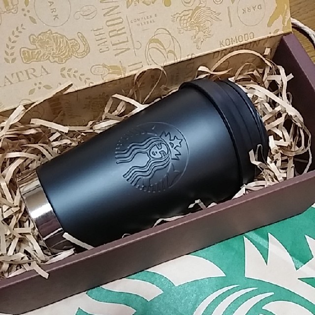 Starbucks Coffee - スターバックス ステンレスToGoロゴタンブラー マットブラック 350mlの通販 by カプチーノ's