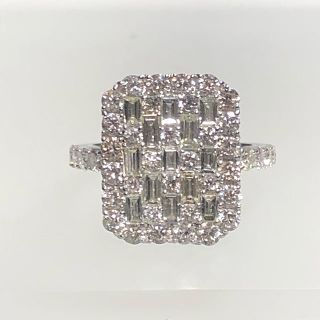 大特価2.00ct☆K18WGダイヤリング(リング(指輪))