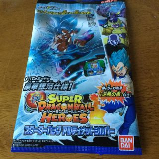 ドラゴンボール(ドラゴンボール)の最安値ドラゴンボールヒーローズ　スターターパック　アルティメットシルバー(シングルカード)