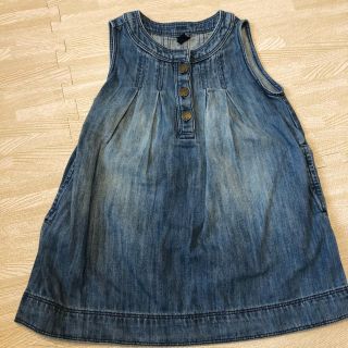 ベビーギャップ(babyGAP)のギャップのデニムジャンパースカート100(ワンピース)