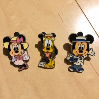 ディズニー(Disney)のDisney  ピンバッチ　3個セット(バッジ/ピンバッジ)