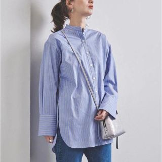 ユナイテッドアローズ(UNITED ARROWS)のUNITED ARROWS UWSC バンドカラー ロングシャツ(シャツ/ブラウス(長袖/七分))