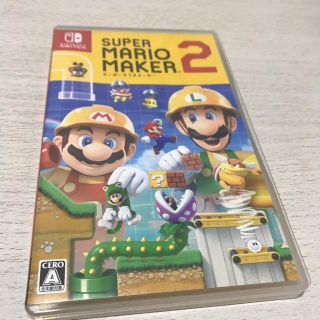 ニンテンドースイッチ(Nintendo Switch)の美品 送込 スーパーマリオメーカー2(携帯用ゲームソフト)