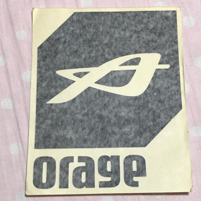 値下げ中　ORAGE カッティング　ステッカー | フリマアプリ ラクマ