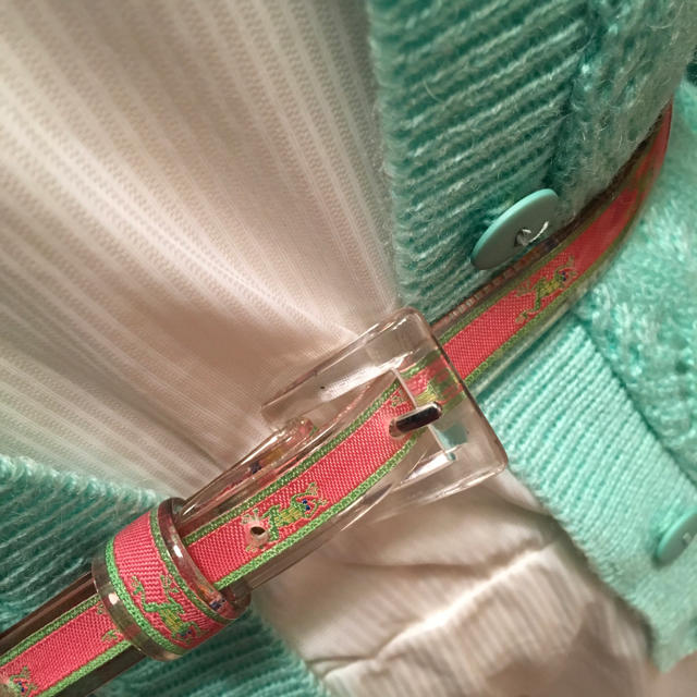 Lochie(ロキエ)の🆕vintage  clear  belt レディースのファッション小物(ベルト)の商品写真