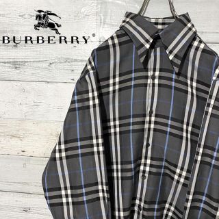 バーバリー(BURBERRY)の【レア】バーバリー☆正規品 ノバチェック柄 長袖シャツ 三陽商会(シャツ)