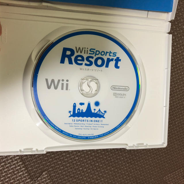 Wii(ウィー)のWii  sports  resort  ウィー　スポーツ　リゾート エンタメ/ホビーのゲームソフト/ゲーム機本体(家庭用ゲームソフト)の商品写真