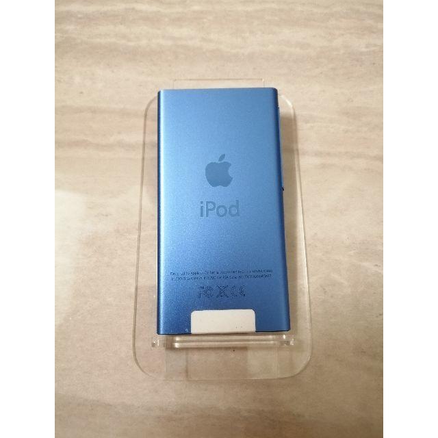 Apple(アップル)のApple iPod nano 16GB 第7世代 ブルー[訳あり] スマホ/家電/カメラのオーディオ機器(ポータブルプレーヤー)の商品写真