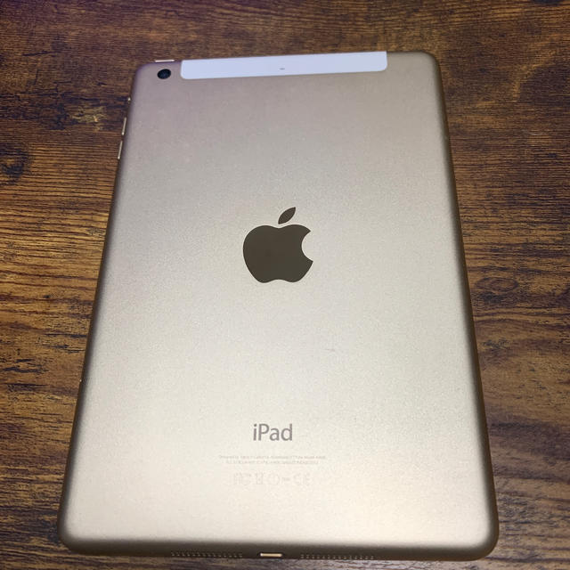 iPad mini3 16GB GOLD Wi-Fiセルラータイプ　箱付き