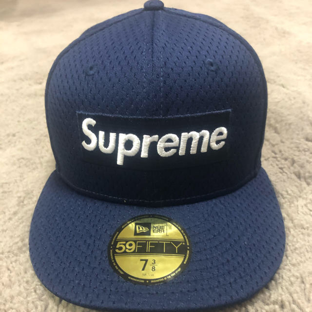 Supreme Mesh box logo new era