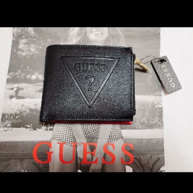 GUESS(ゲス)の【大人気】型押しロゴ ゲス エンボス 財布 ゲス メンズ 小銭入れ メンズのファッション小物(折り財布)の商品写真