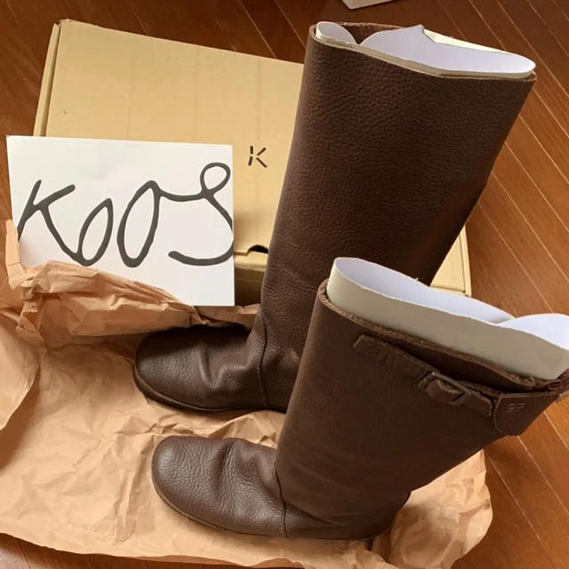 KOOS(コース)のKOOS レザーブーツ レディースの靴/シューズ(ブーツ)の商品写真