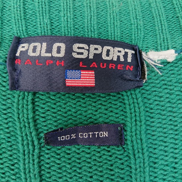 POLO RALPH LAUREN(ポロラルフローレン)の専用 POLO SPORT ラルフローレン ニット カーディガン アースカラー メンズのトップス(カーディガン)の商品写真