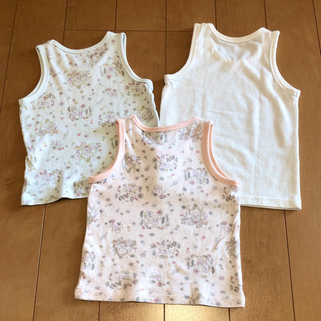 西松屋(ニシマツヤ)のサイズ 90＊タンクトップset＊西松屋 キッズ/ベビー/マタニティのキッズ服女の子用(90cm~)(下着)の商品写真