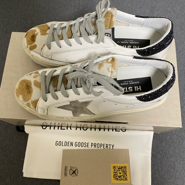 激安通販の GOLDEN GOOSE - GOLDEN GOOSE HI STAR(ハラコ) 39