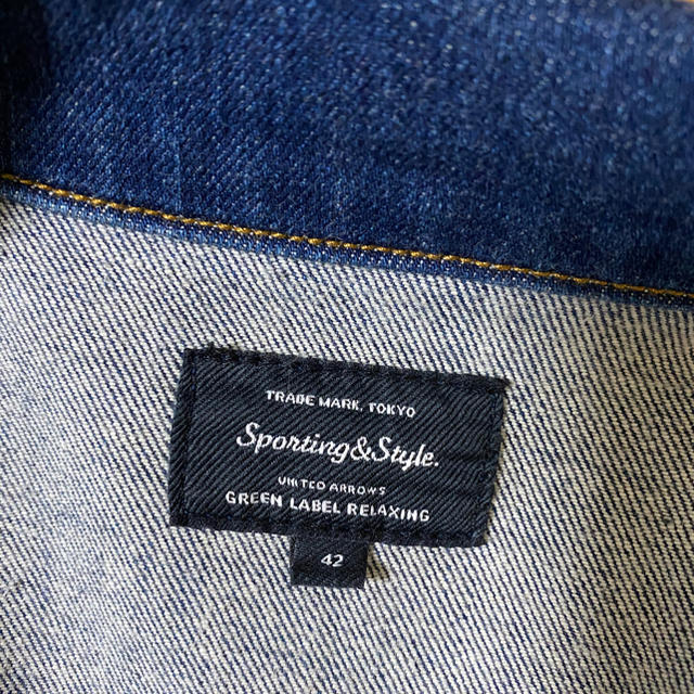 UNITED ARROWS green label relaxing(ユナイテッドアローズグリーンレーベルリラクシング)のユナイテッドアローズ　グリーンレーベル　デニムジャケット レディースのジャケット/アウター(Gジャン/デニムジャケット)の商品写真