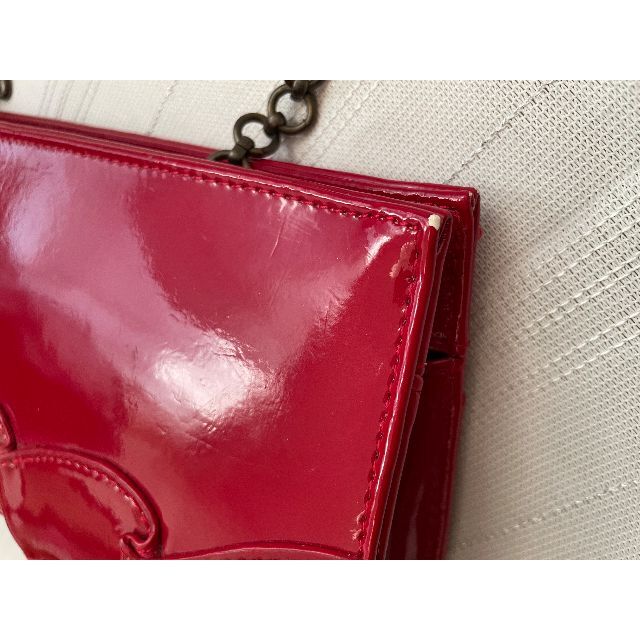 JaneMarple(ジェーンマープル)のお値下げ可能❣️2点以上割引！ JANE MARPLEの赤いリボン鞄🎀 レディースのバッグ(ハンドバッグ)の商品写真