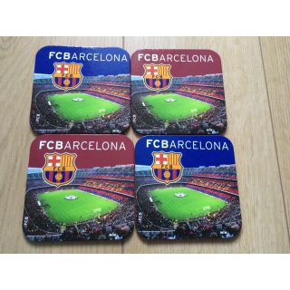 fcbスペインバルセロナfcサッカーリーガコースターカンプノウメッシイニエスタ(記念品/関連グッズ)