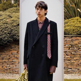 コムデギャルソン(COMME des GARCONS)のdelada ネクタイコート　18aw (チェスターコート)